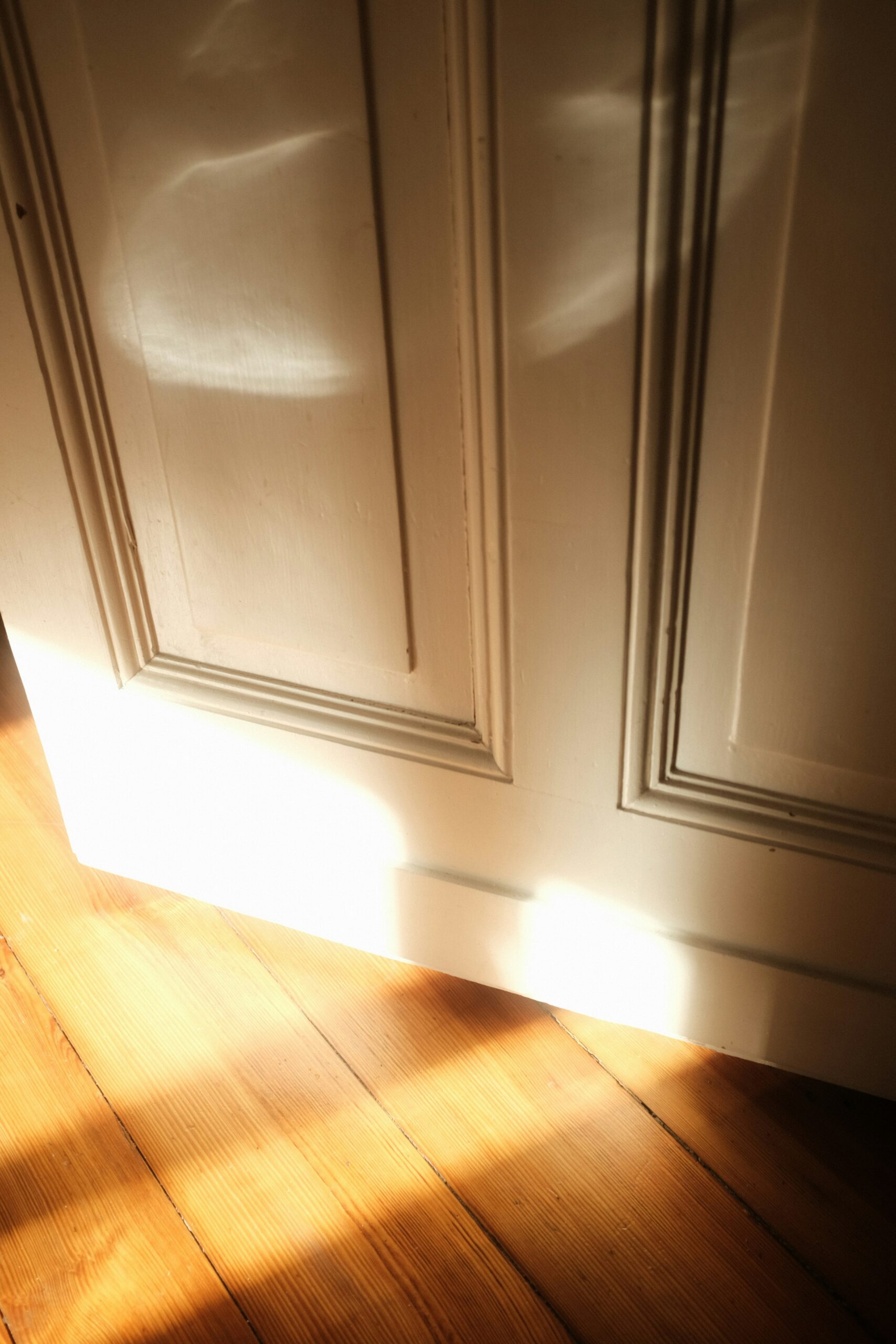 A door opening to light, symbolizing faith and new beginnings to step through what's already open